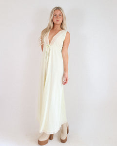 Vintage Maxi Slip & Peignoir Set