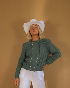 Vintage 80's Sweet Wool Cardi