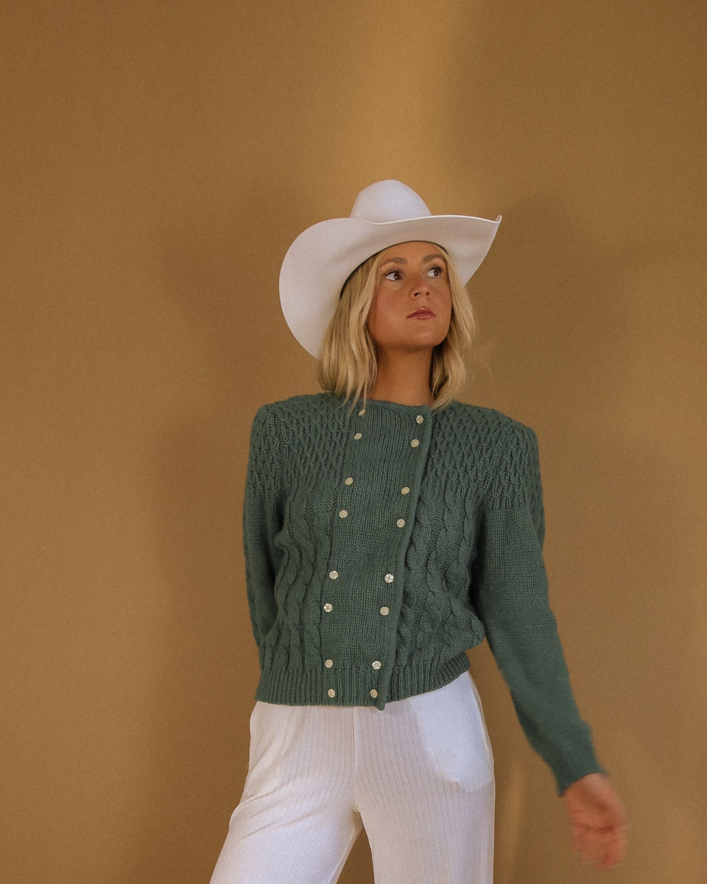 Vintage 80's Sweet Wool Cardi