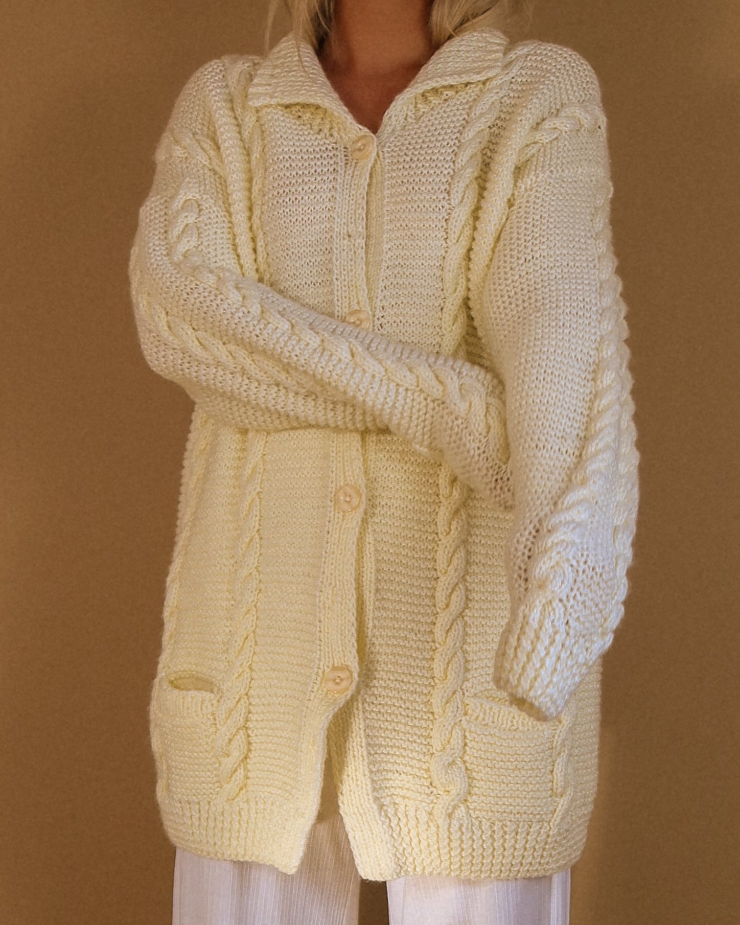 Vintage Hand Knit Chunky Sweater