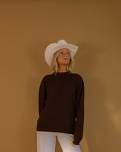 Load image into Gallery viewer, Vintage Chocolate Pullover