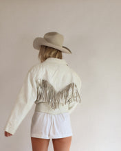 Load image into Gallery viewer, Vintage Fringe Leather Jacket