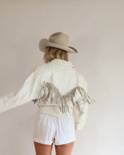 Load image into Gallery viewer, Vintage Fringe Leather Jacket