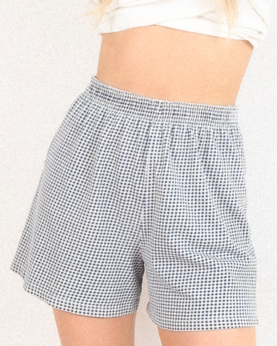 80's Checkered Boxer Style Shorts