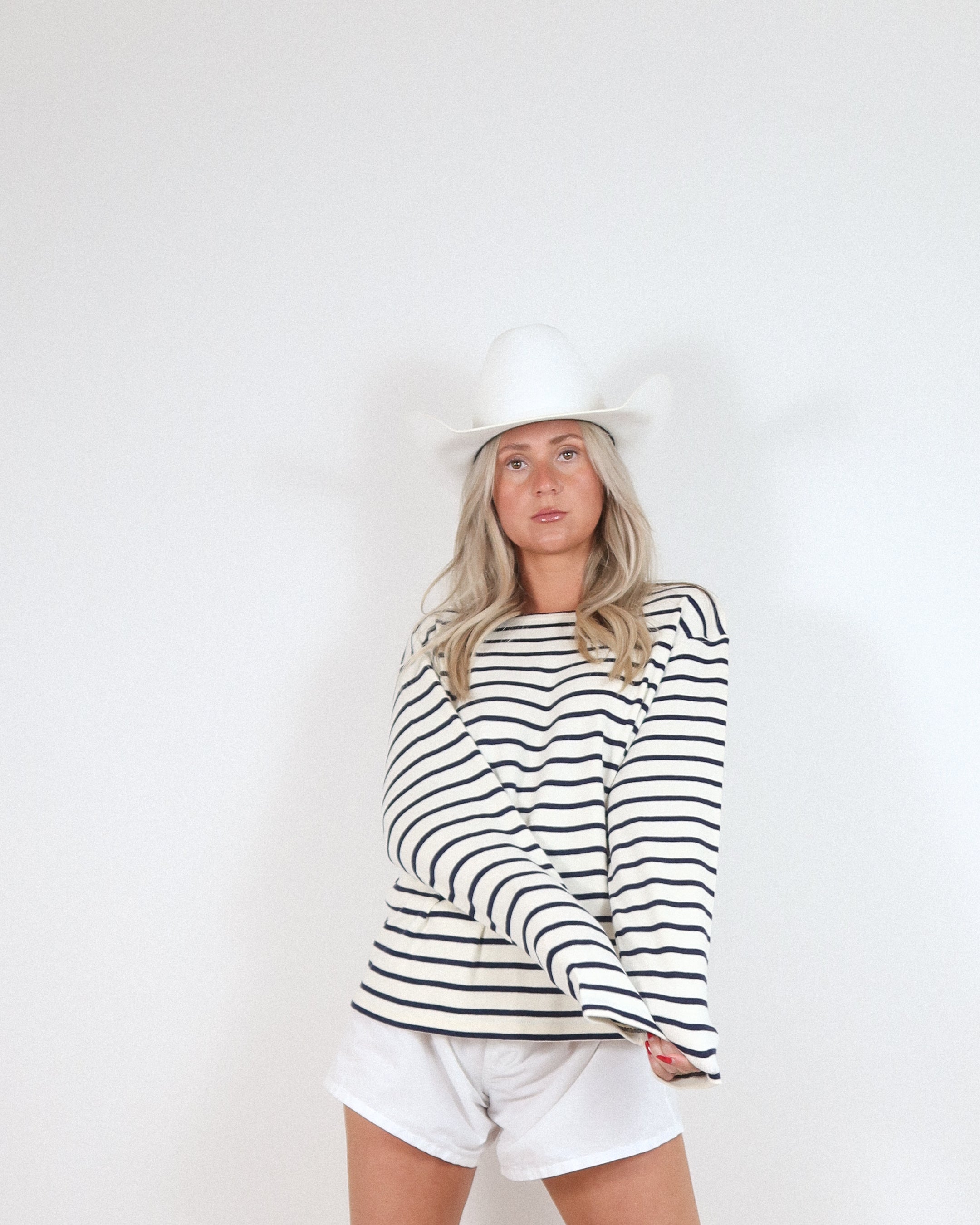 Vintage Striped Cotton Long Sleeve