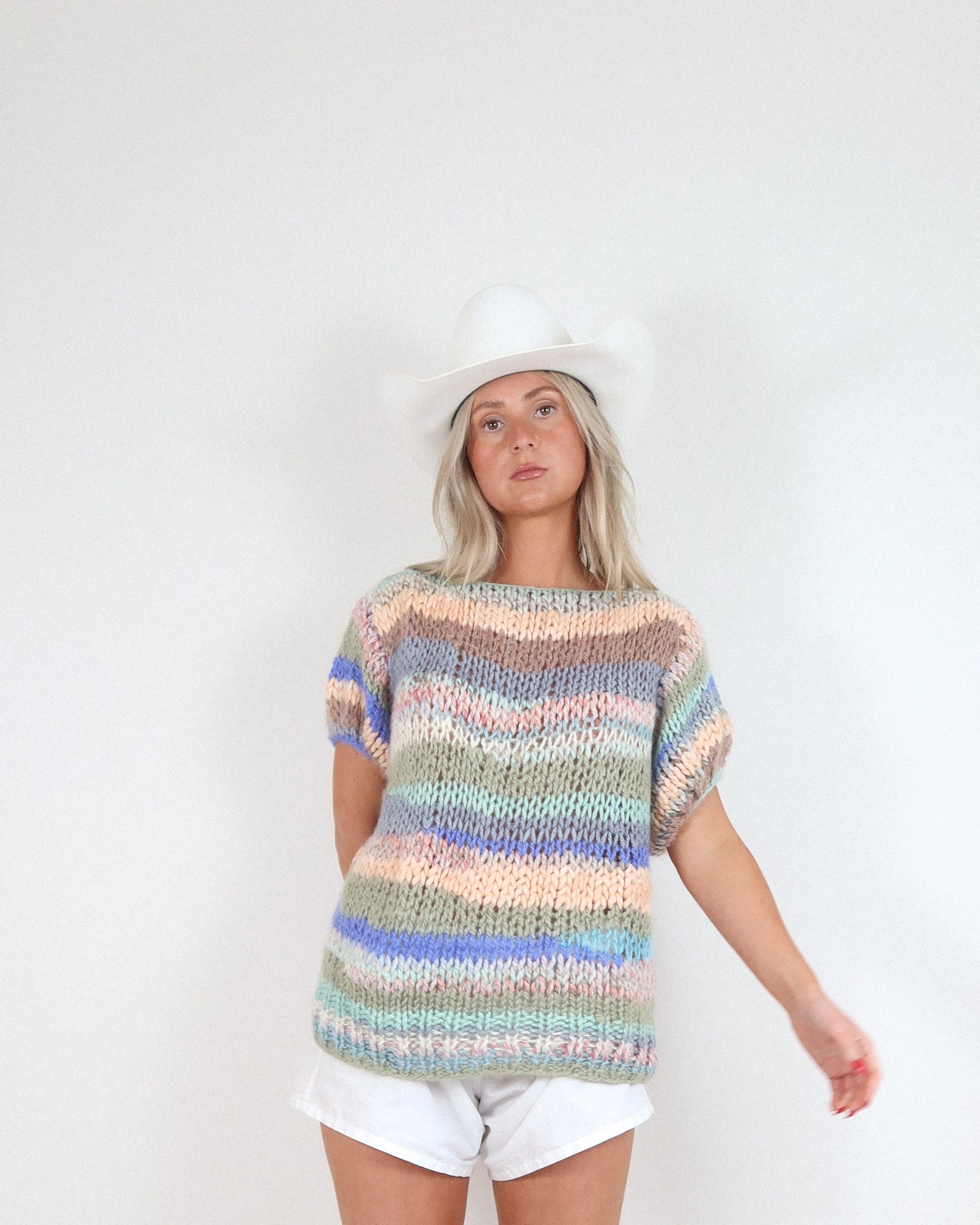 Vintage Hand Knit Top