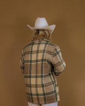 Load image into Gallery viewer, Vintage Oversized Flannel Wool Jacket