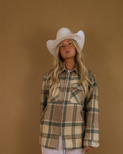 Load image into Gallery viewer, Vintage Oversized Flannel Wool Jacket