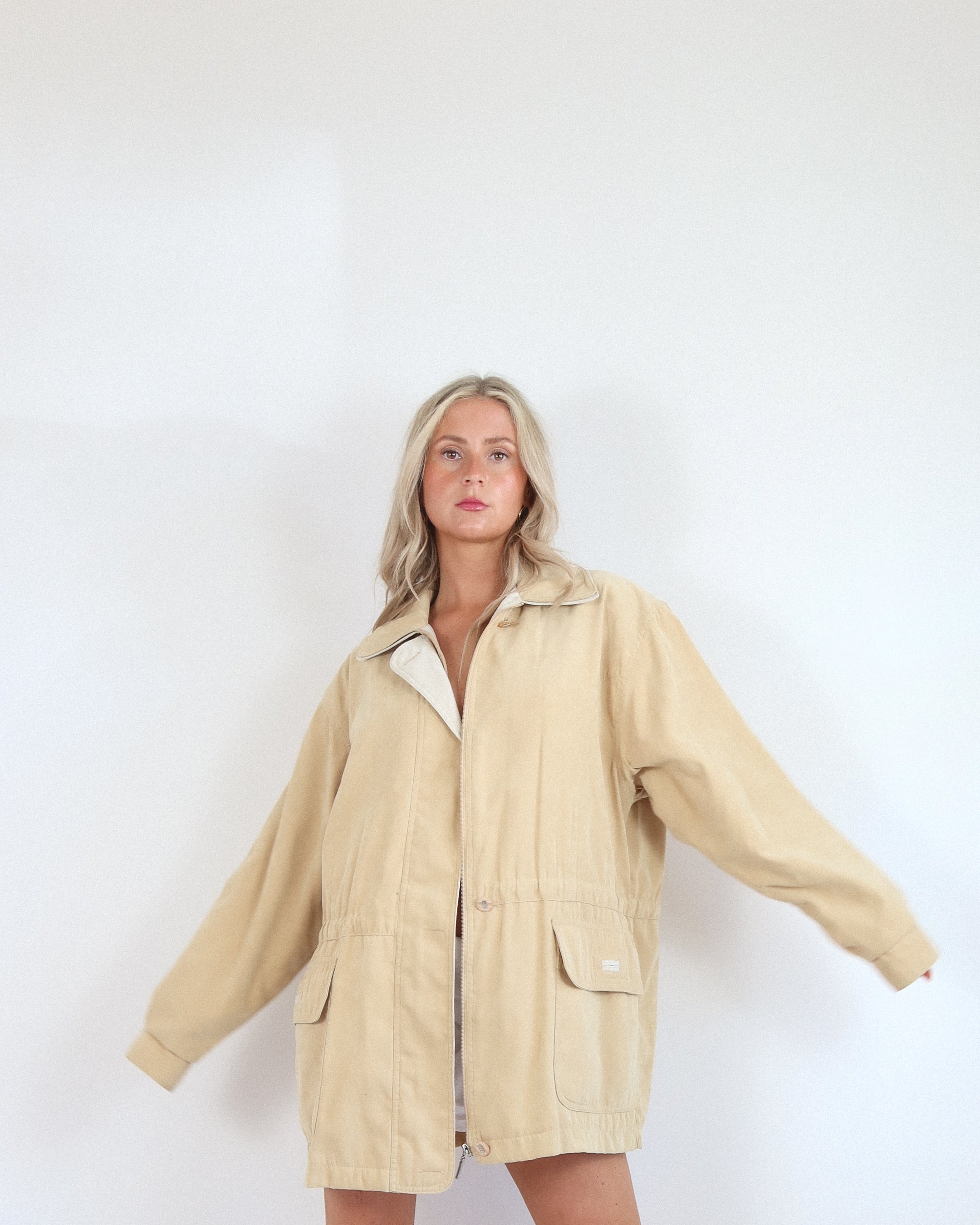 Vintage Butter Yellow Light Jacket