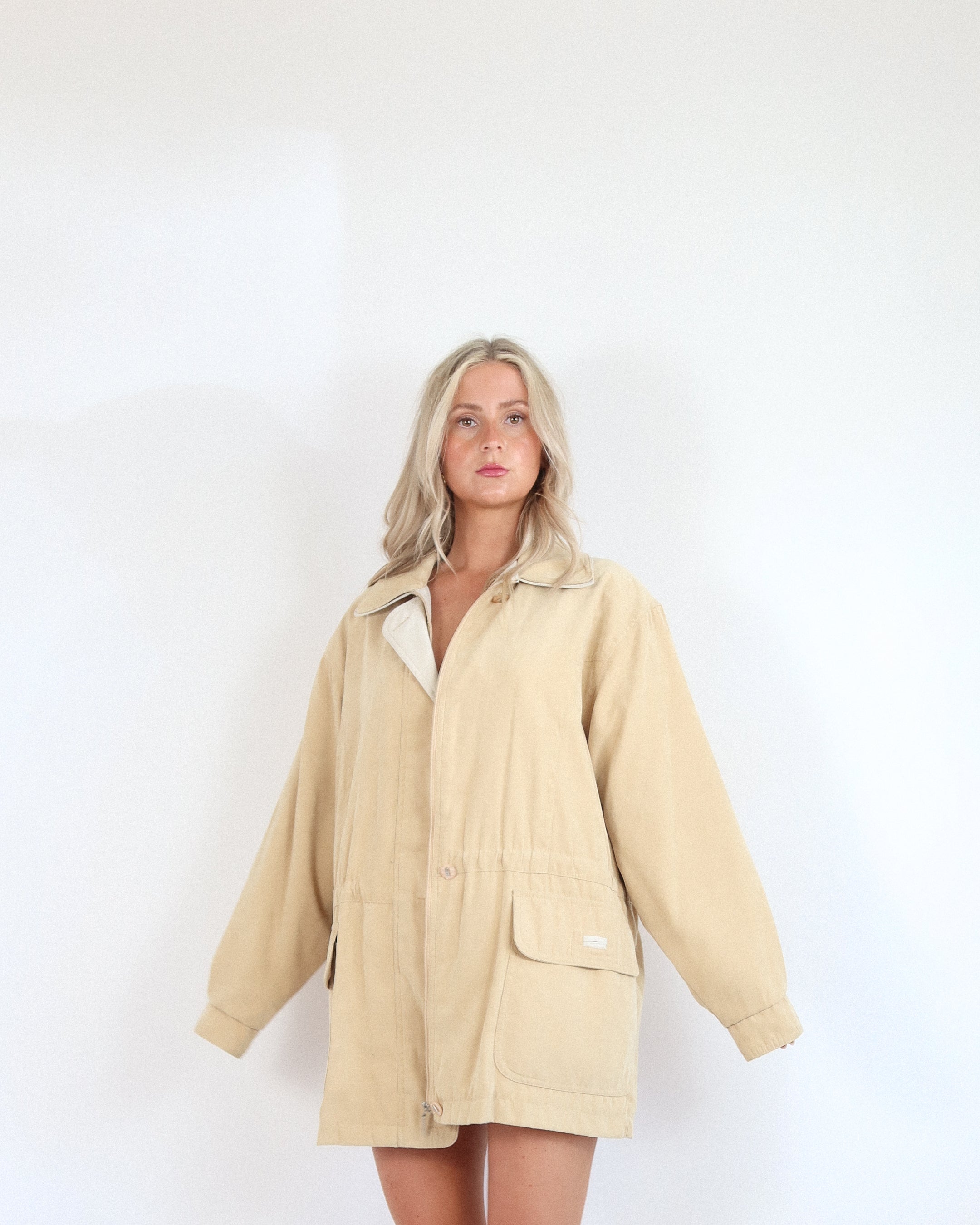 Vintage Butter Yellow Light Jacket
