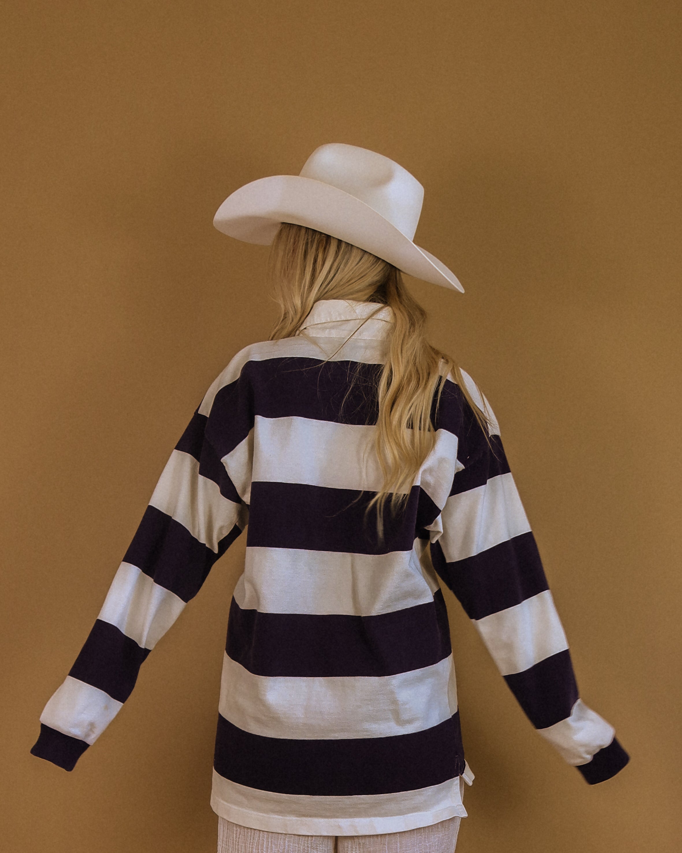 Vintage Striped Rugby Henley