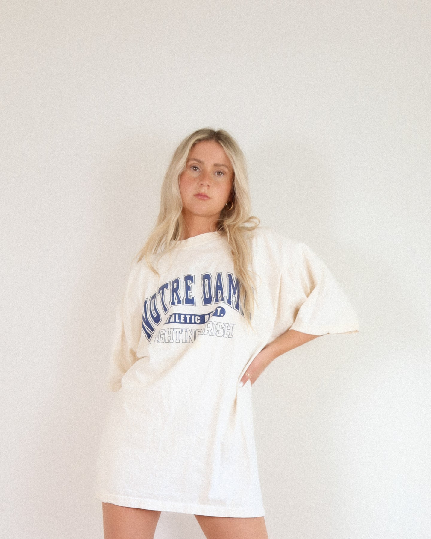 90's Oversized Notre Dame T