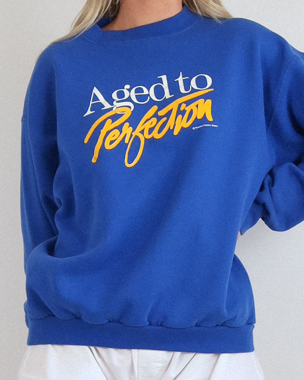 Vintage 'Aged to Perfection' Crew