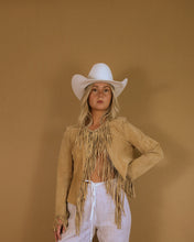 Load image into Gallery viewer, Vintage Fringe Leather Shirt