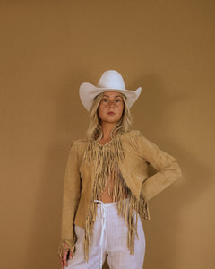 Vintage Fringe Leather Shirt
