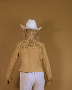 Vintage Fringe Leather Shirt