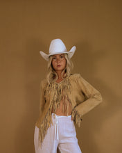 Load image into Gallery viewer, Vintage Fringe Leather Shirt
