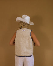 Load image into Gallery viewer, Vintage Sherpa Lined Wrangler Denim Vest