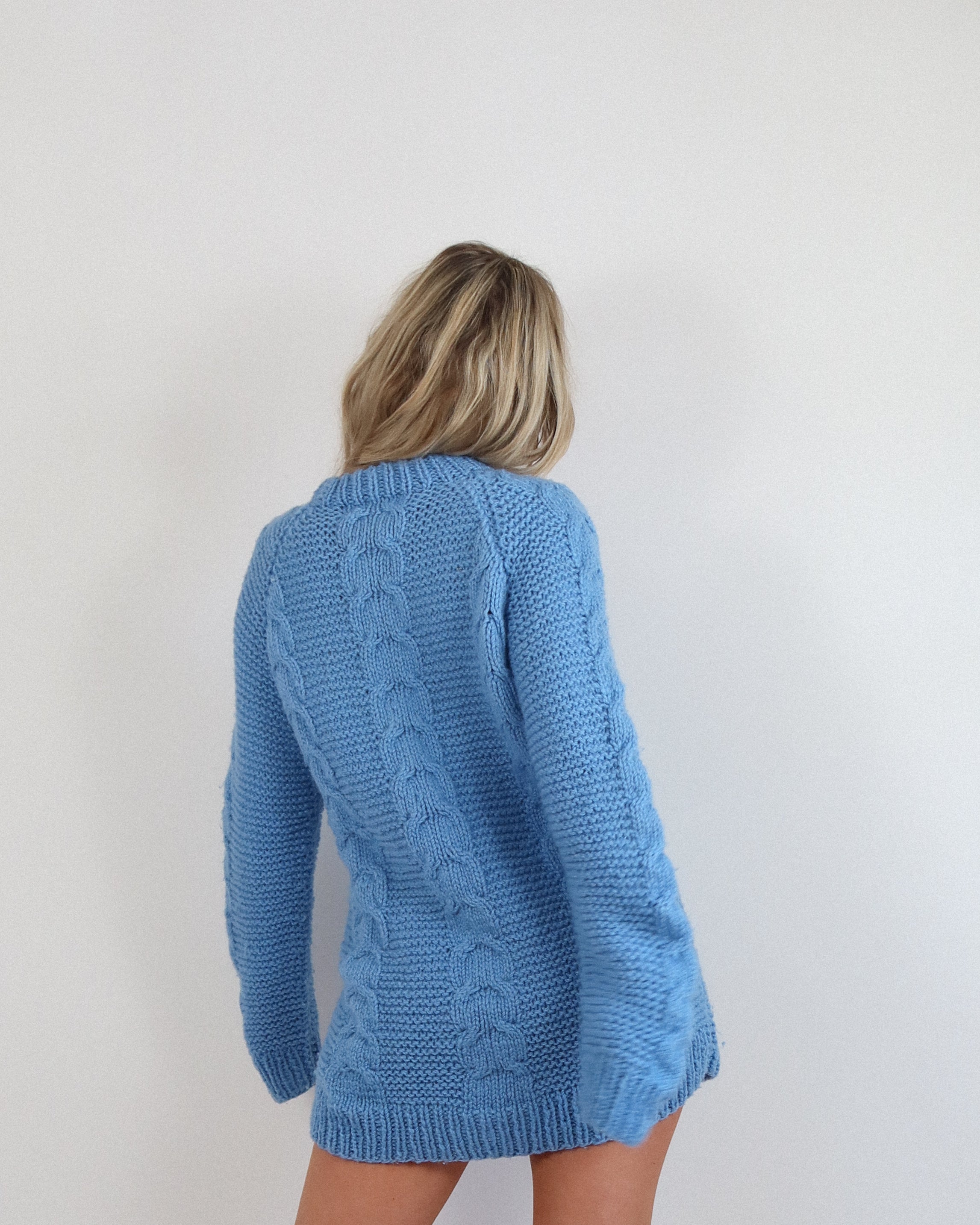 Vintage Hand Knit Oversized Sweater