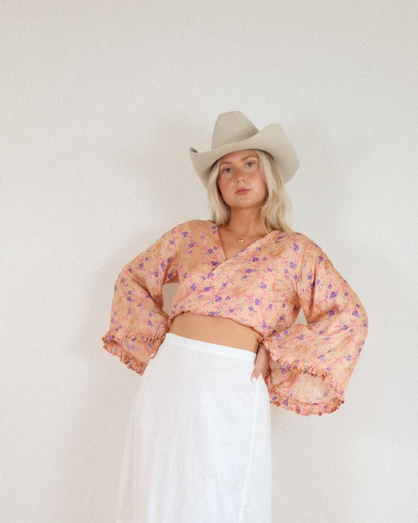 Silky 70's Tie Top