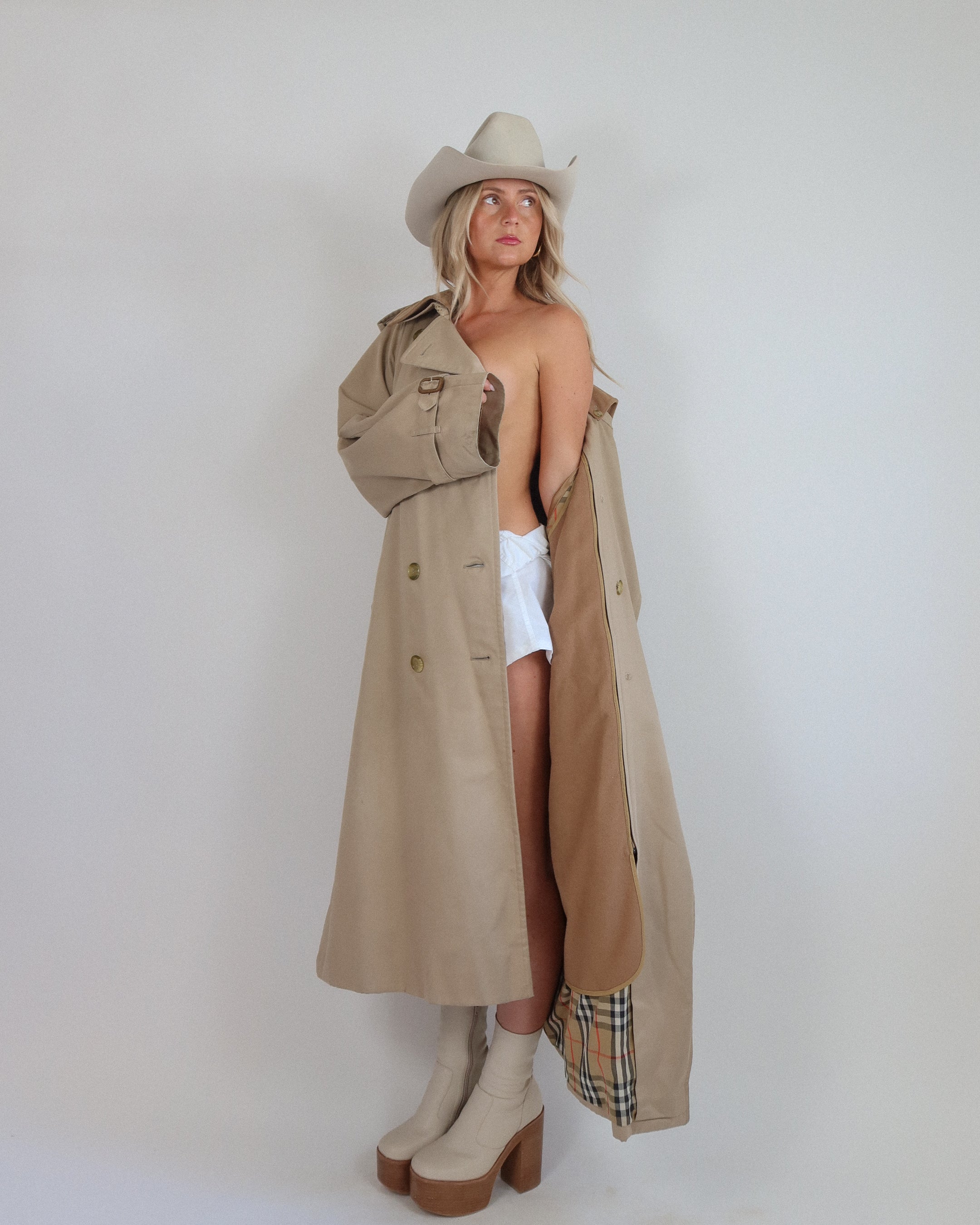 vintage Burberry trench