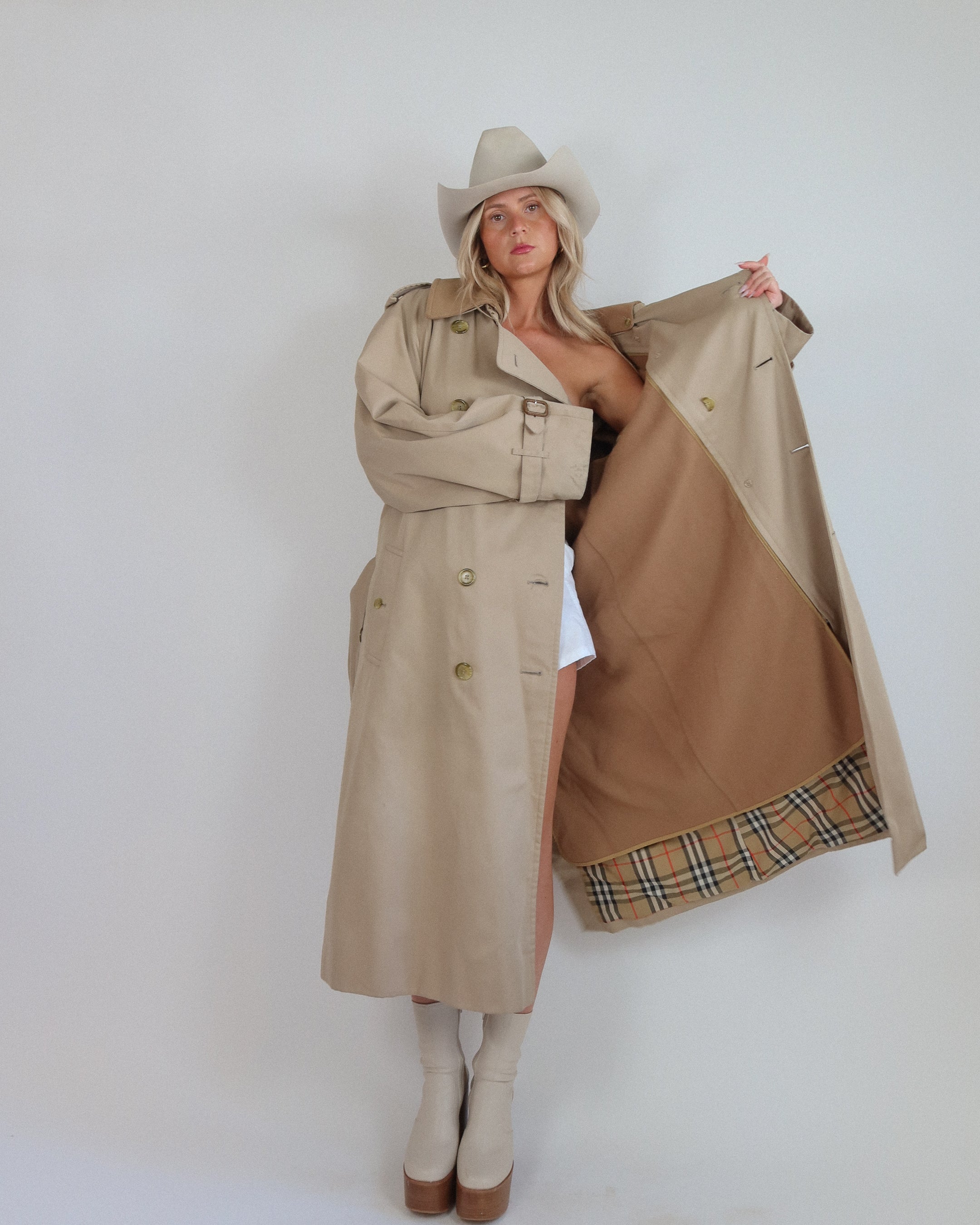 vintage Burberry trench