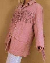 Load image into Gallery viewer, Vintage Oversized Fringe Jacket
