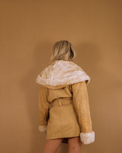 Load image into Gallery viewer, Vintage Leather Hooded Coat