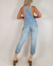 Load image into Gallery viewer, Vintage Heart Embroidered Overalls