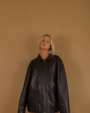 Load image into Gallery viewer, Vintage 90&#39;s Oversized Leather Jacket