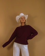 Load image into Gallery viewer, Vintage Maroon Pullover