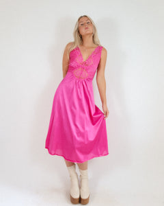 Vintage Silky Maxi Slip