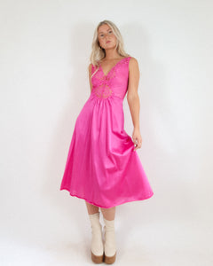Vintage Silky Maxi Slip