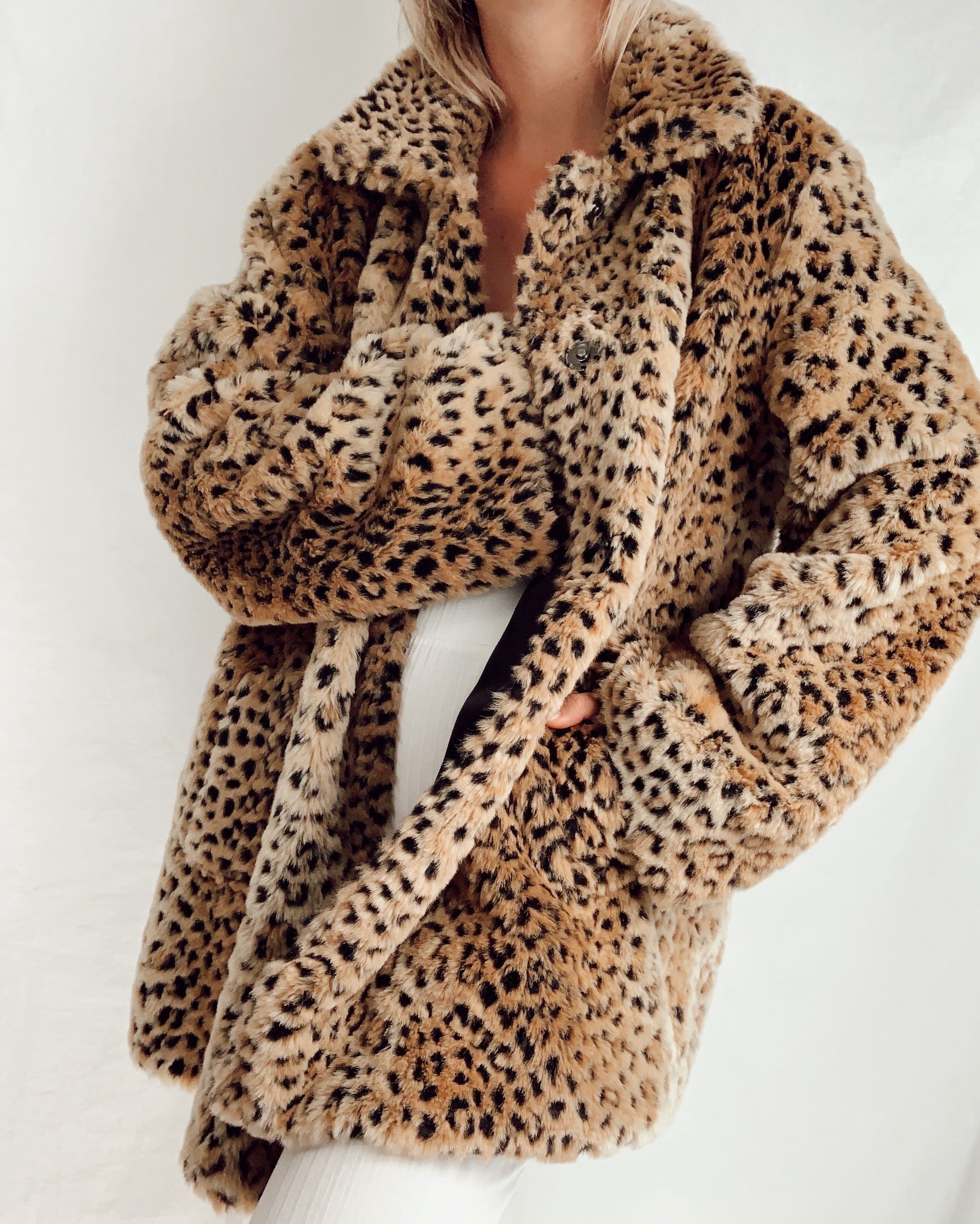 Vintage Leopard Coat (S-L)