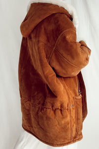 Vintage Coziest Teddy Bear Leather Jacket (S-L)