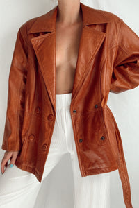 Vintage Leather Jacket (S-M)
