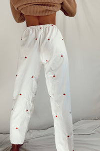 Vintage Cherry Cotton PJ Pants (S)