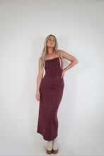 Load image into Gallery viewer, Vintage Metallic Maxi Dress
