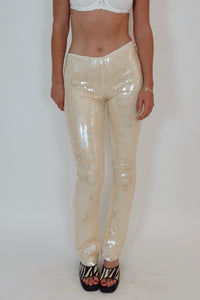 Silk Moschino Sequin Pants