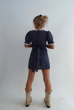 Load image into Gallery viewer, Reworked 70’s Mini Dress (S)