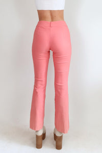 Hi Rise Pink Pants
