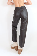 Load image into Gallery viewer, Hi Rise Leather Pants