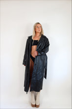 Load image into Gallery viewer, Vintage Leather Trench