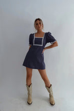 Load image into Gallery viewer, Reworked 70’s Mini Dress (S)