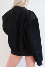 Load image into Gallery viewer, Vintage Suede Bomber Jacket
