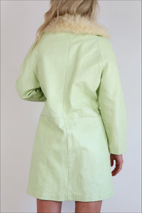 Vintage 60's Leather Coat